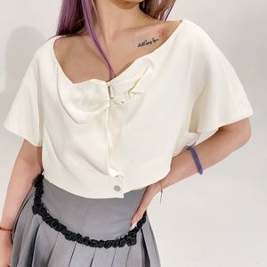 Sale! Chloe White Bow Shirt